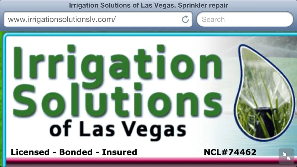 Local landscape design for residential properties across Las Vegas, NV - Irrigation Solutions - Las Vegas