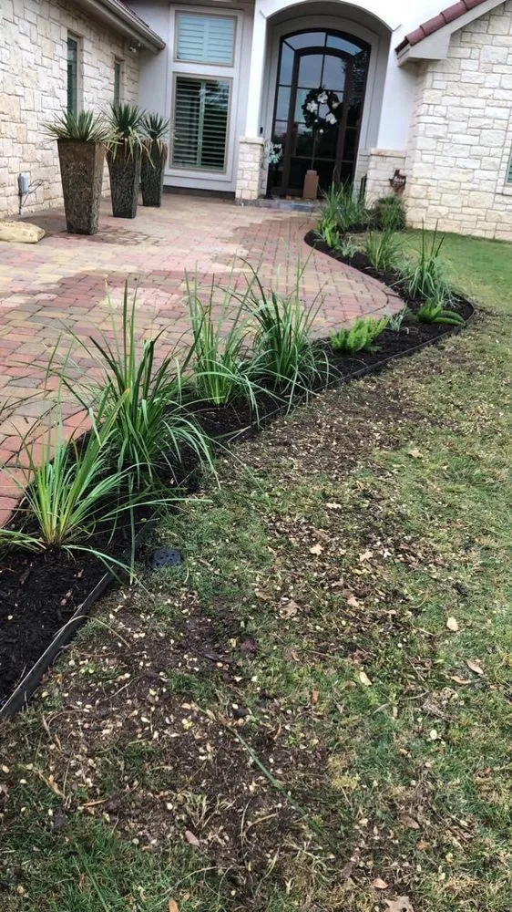 Custom outdoor landscaping for residential properties in Meadowlakes, TX by Irrigation Solutions