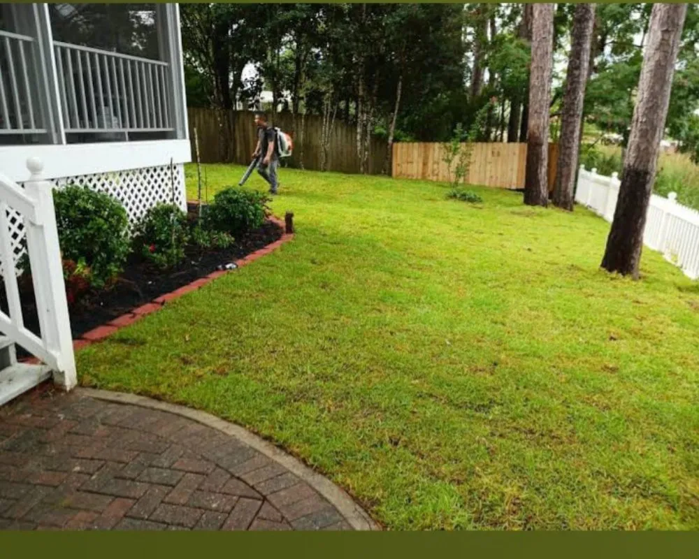 Custom landscape installation for homes in Mary Esther, FL by Irrigation Specialist Perez