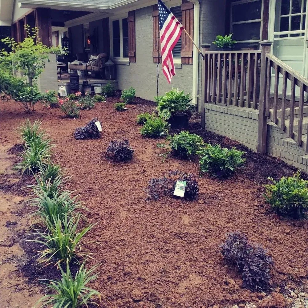 Custom landscape installation in Greenville, SC - Irrigation Unleashed