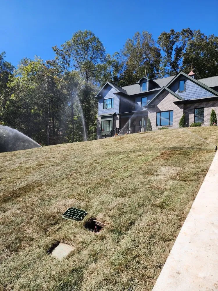 Professional yard cleanup service for year-round maintenance in Knoxville, TN by Irrigo
