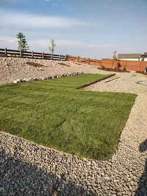 ISAAC landscaping Logo