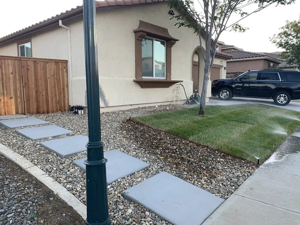 Trusted outdoor landscaping with custom design in Vacaville, CA by Isaac's Concrete