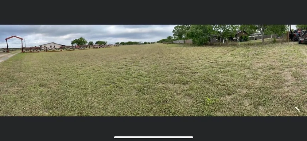 Professional outdoor landscaping with custom design in Harlingen, TX by Isaac’s Lawn Care