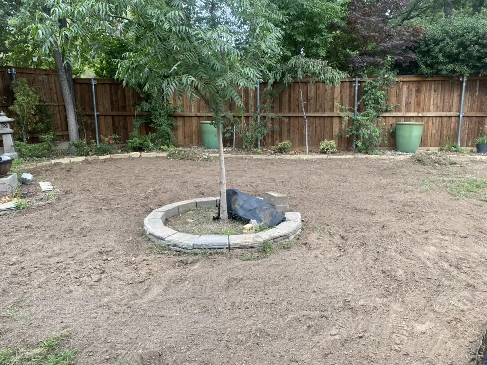 Custom outdoor landscaping in Dallas, TX by Isaac’s Lawn Services