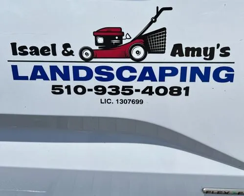 Isael and amys landscaping Logo