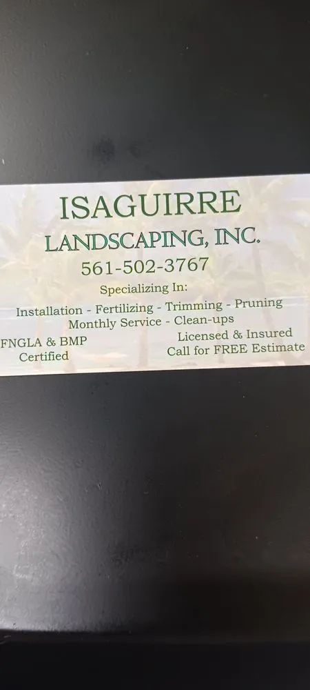Custom landscape design with custom design in West Palm Beach, FL by Isaguirre Landscaping