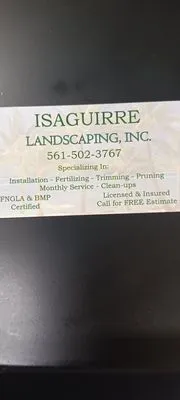Isaguirre Landscaping Logo