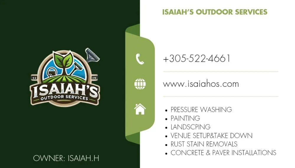 Custom landscaping services experts serving Palmetto bay, FL - Isaiahs Outdoor Services