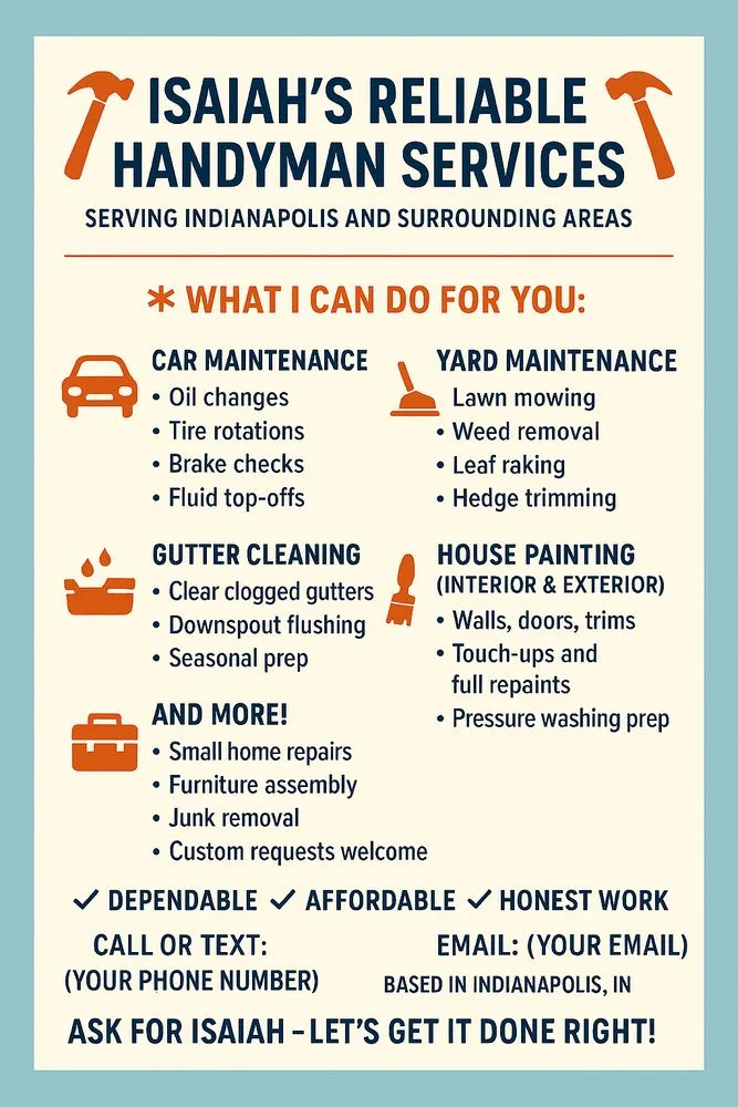 Reliable landscaping services for outdoor upgrades in Indianapolis, IN by Isaiah's Reliable Handyman services