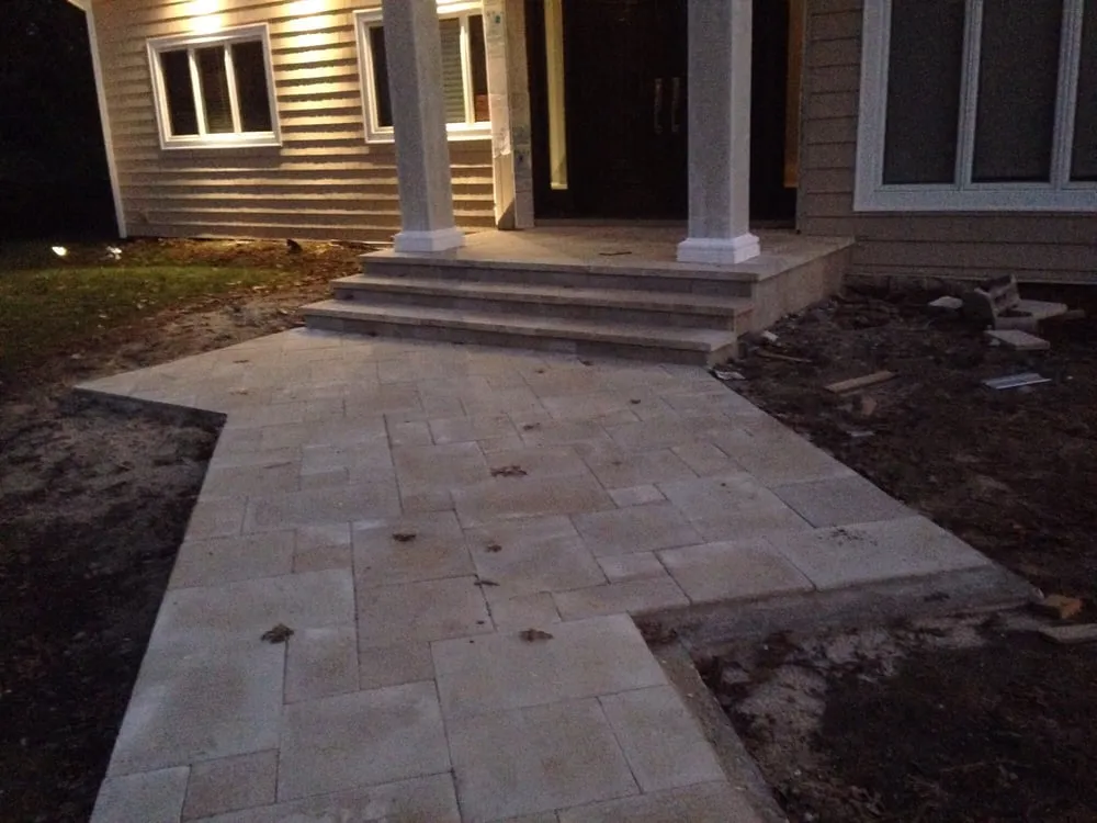 Custom landscape design in Dix Hills, NY by Island Design & Landscape