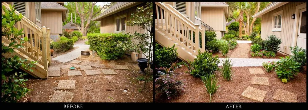 Affordable landscape installation for homes in Hilton Head Island, SC by Island Environments