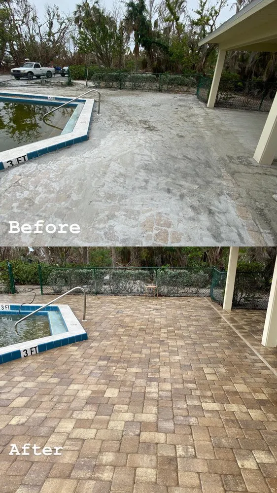 Affordable landscape installation in Bradenton, FL by Island Exterior Services