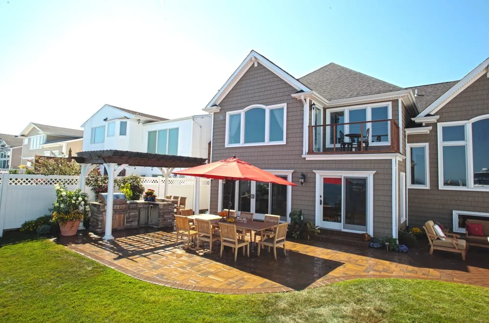 Top-rated landscape installation in Bellmore, NY by Island Greenery Masonry & Landscape