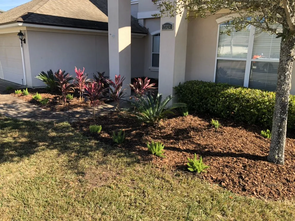 Custom yard cleanup service for residential properties in Fleming Island, FL by Island Lawn Pros