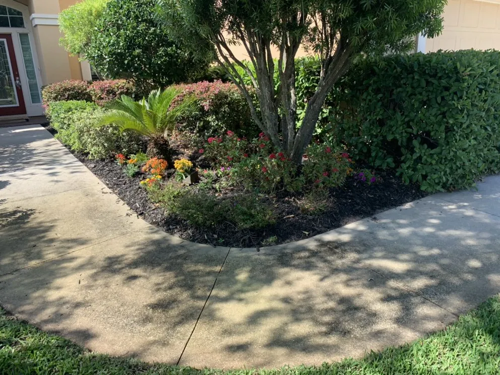 Professional lawn mowing service for beautiful yards in Green Cove Springs, FL by Island Outdoor