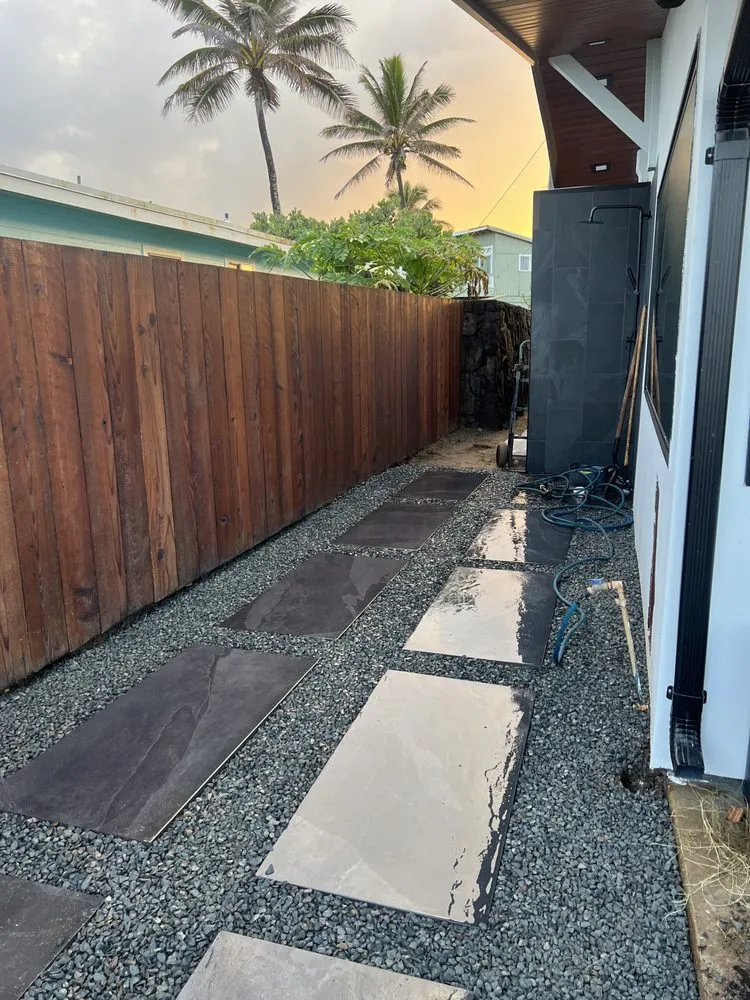 Affordable landscape installation in Laie, HI by Island Scape North Shore