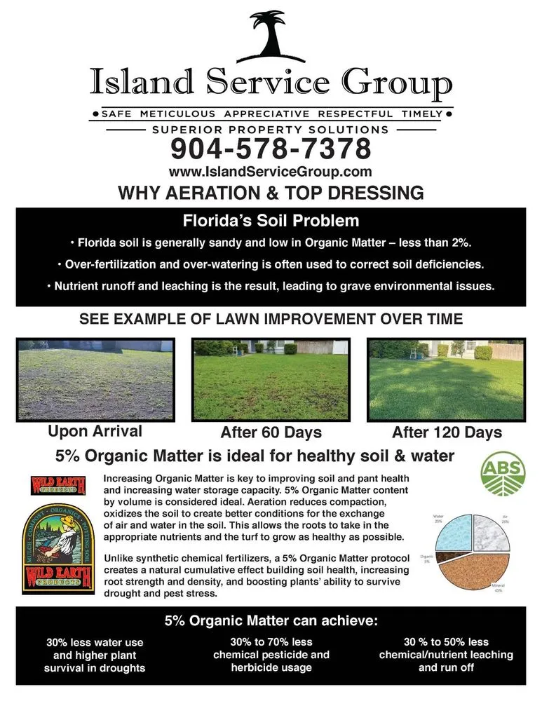 Trusted landscaping services for homes in Fernandina Beach, FL by Island Service Group