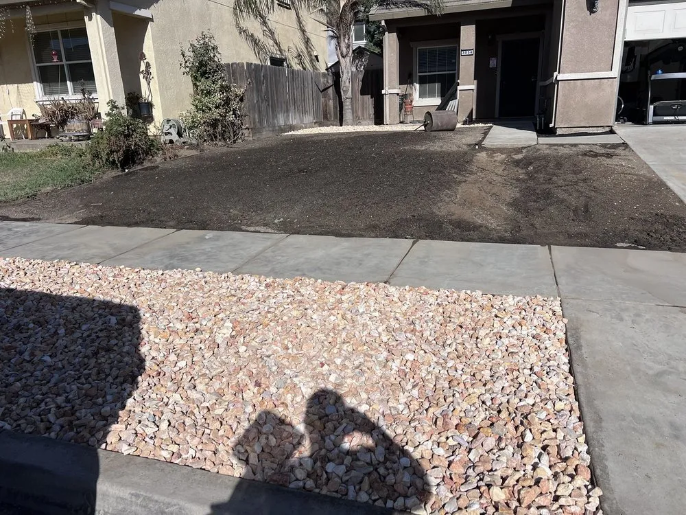 Professional residential landscaping in Modesto, CA by Israel's Gardening