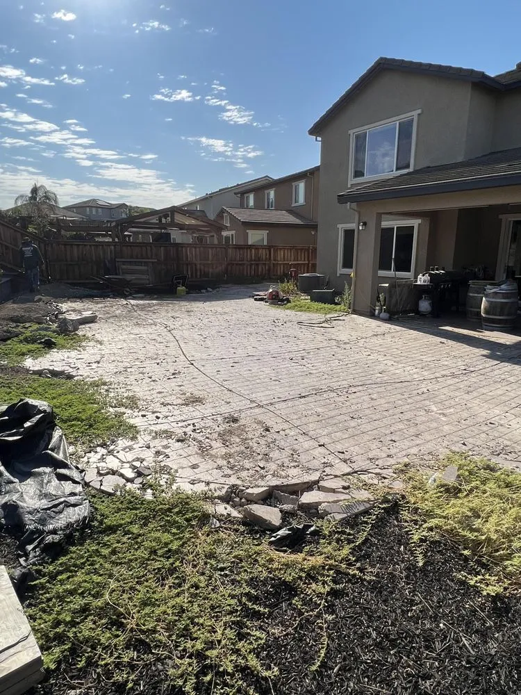 Local yard cleanup service with custom design in Modesto, CA by Israel's Gardening