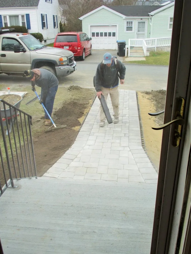 Affordable landscape installation with custom design across Portsmouth, RI - It's About Thyme Landscape