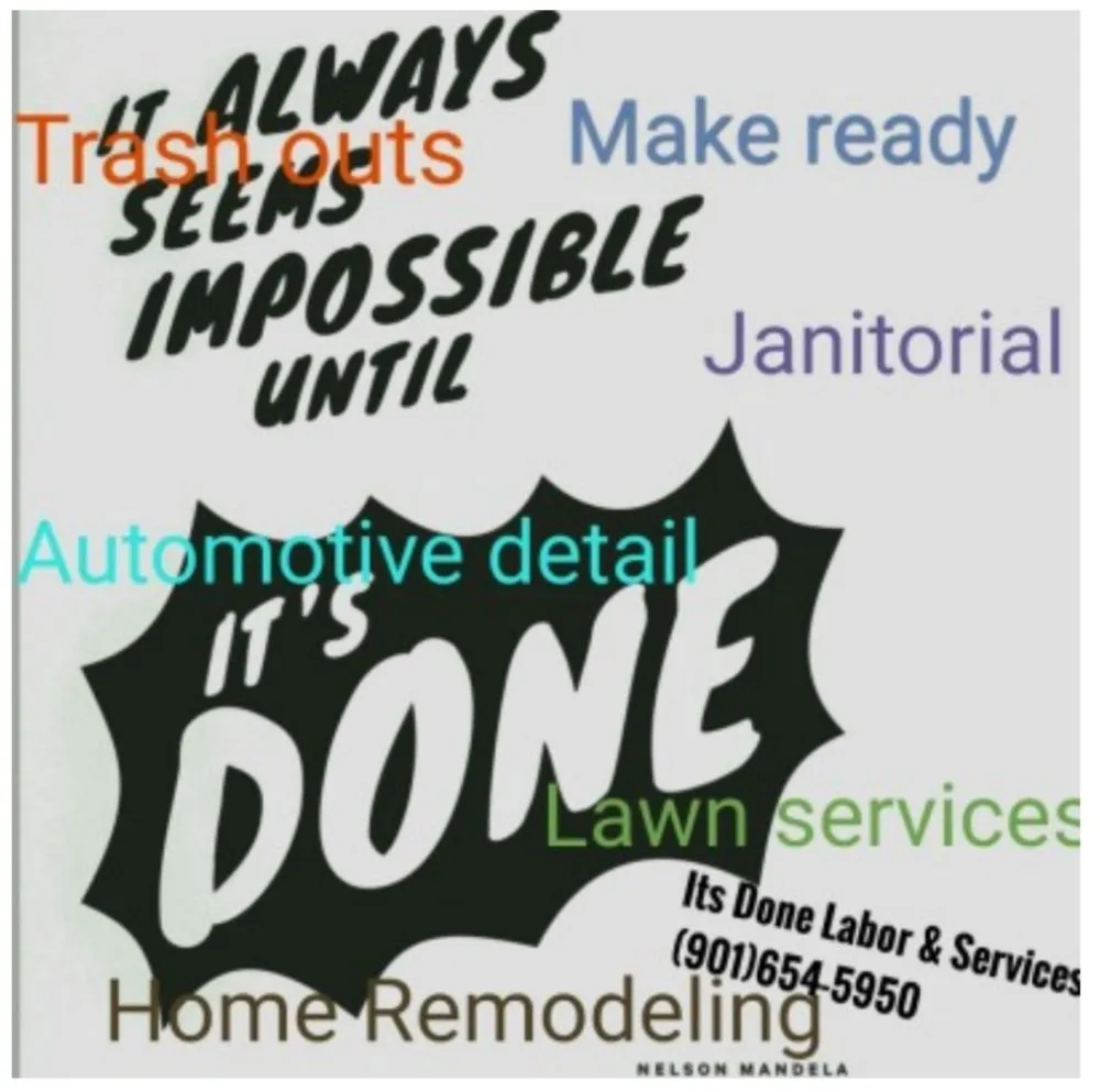 Reliable lawn care service near you in Memphis, TN by It's Done Labor And Services
