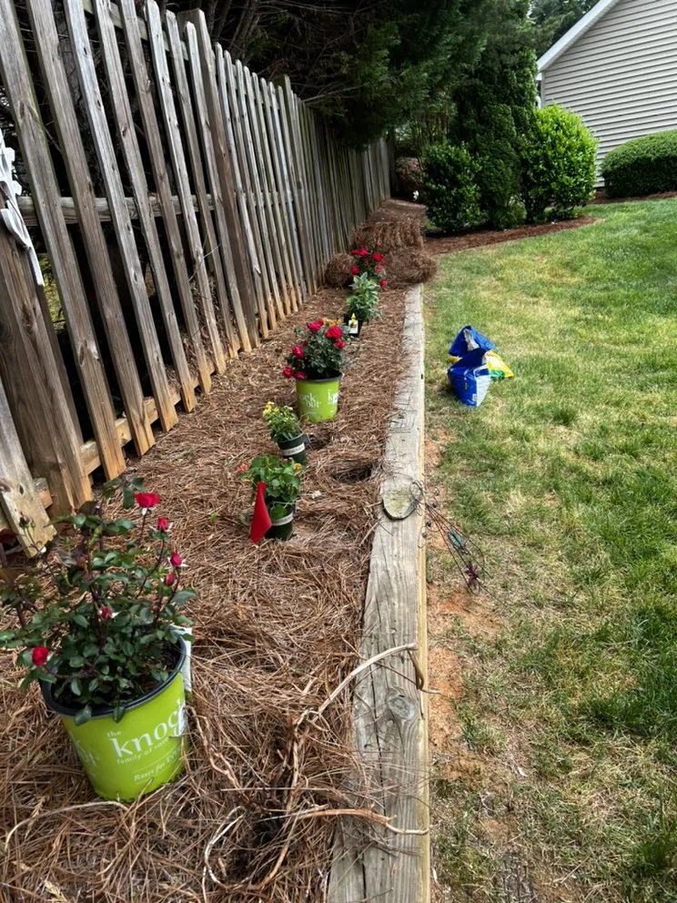 Custom landscape design with custom design across Statesville, NC - ITS JUST GRASS