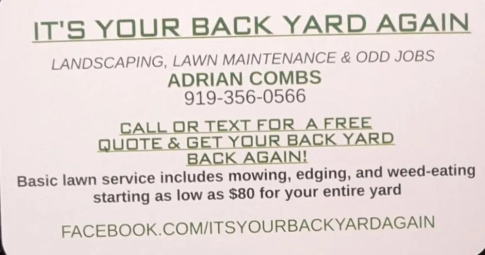 Top-rated yard maintenance in Melbourne, FL by It's Your Back Yard Again