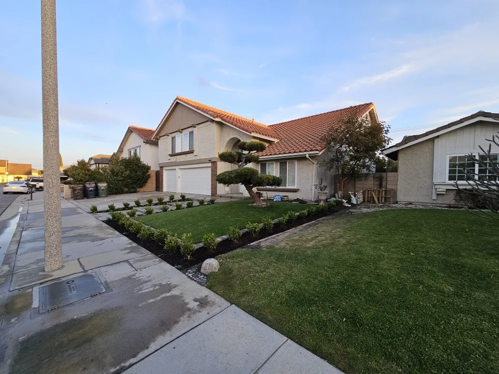Local landscape installation in Garden Grove, CA by Ivan's Landscaping