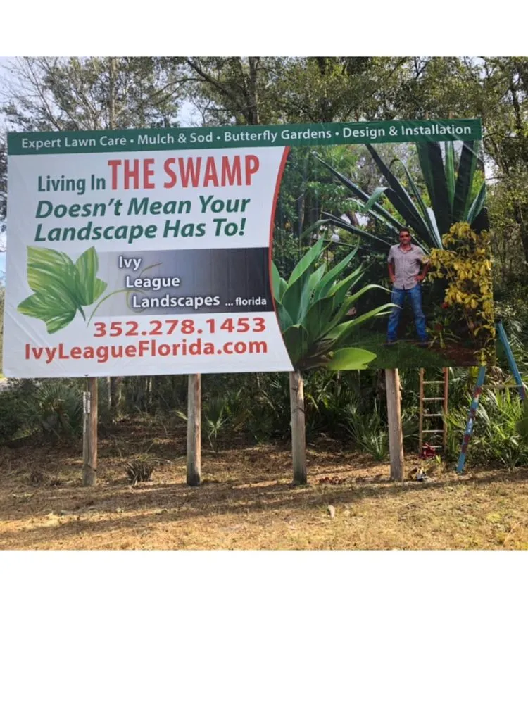 Custom landscaping services for beautiful yards in Micanopy, FL by Ivy League Landscapes