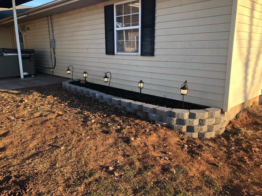 Local landscape design with custom design in Norman, OK by Ivy League Landscaping