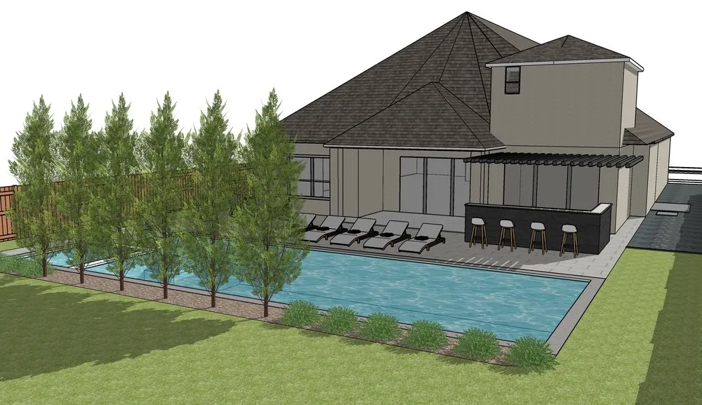 Custom outdoor landscaping in Houston, TX - Ivy Terra