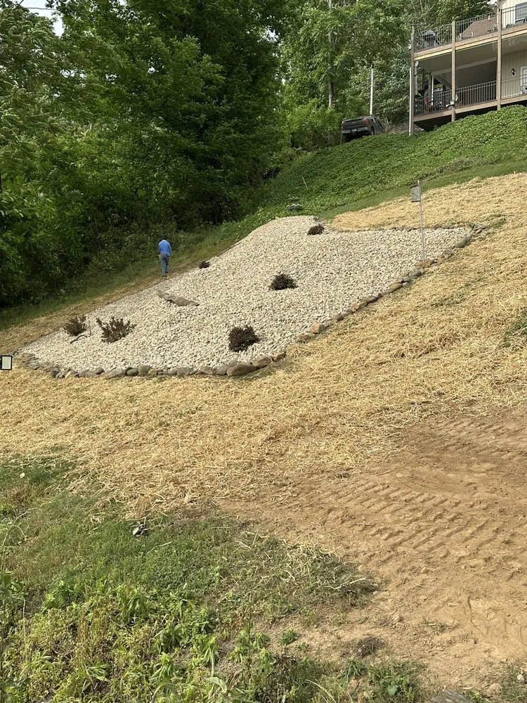 Professional lawn mowing service in Russellville, TN by Ivy's Landscape & Excavation