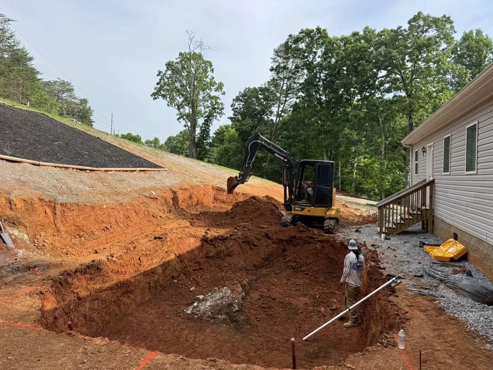 Custom residential landscaping in Russellville, TN - Ivy's Landscape & Excavation