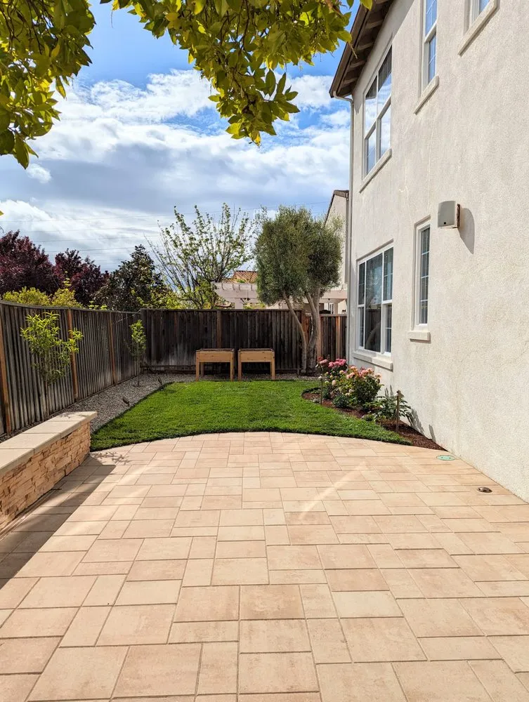 Custom yard maintenance with custom design in Dublin, CA by Izazaga Landscape