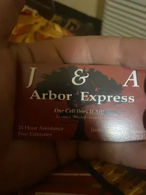 J & A Arbor Express Logo