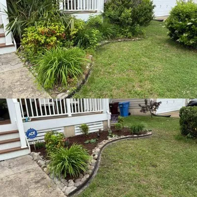 J & A Landscaping Logo