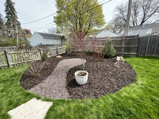 J & A Landscaping Logo