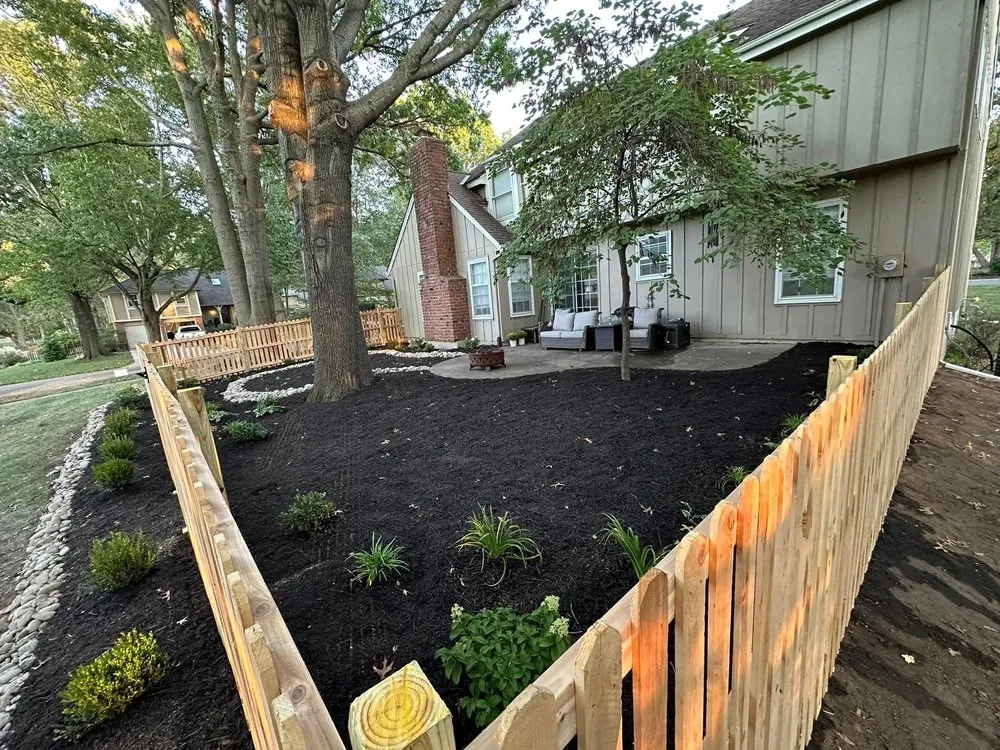Local landscape installation in Bucyrus, KS by J & B Landscaping