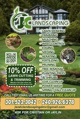 J & C Landscaping Logo