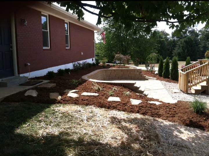 Custom landscape design in Memphis, IN by J & C Lawn & Landscape