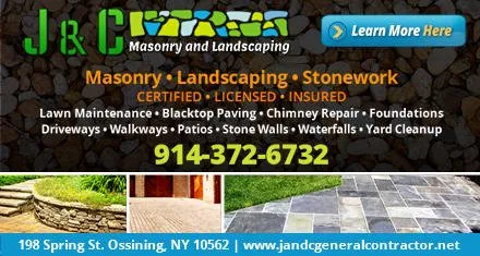 Expert yard maintenance for year-round maintenance in Ossining, NY by J & C Masonry & Landscaping