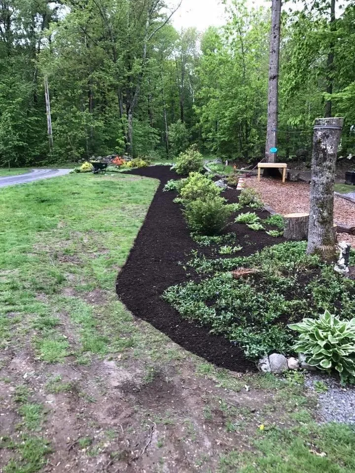 Professional landscape installation for homes in Lebanon, ME by J & C Property Maintenance
