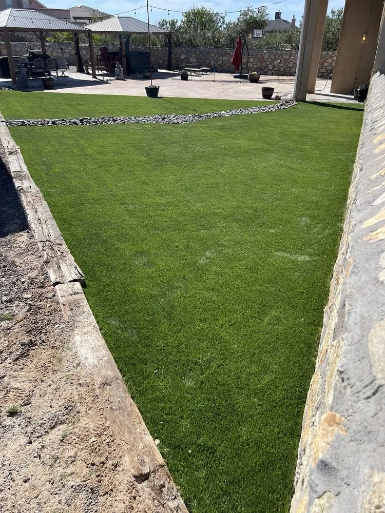 Top-rated garden landscaping for residential properties in El Paso, TX by J & D Turf