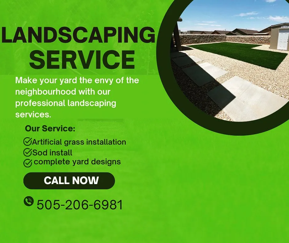 Custom residential landscaping in El Paso, TX by J & D Turf