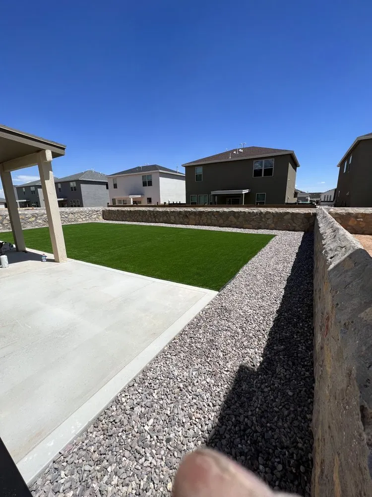 Custom garden landscaping in El Paso, TX - J & D Turf