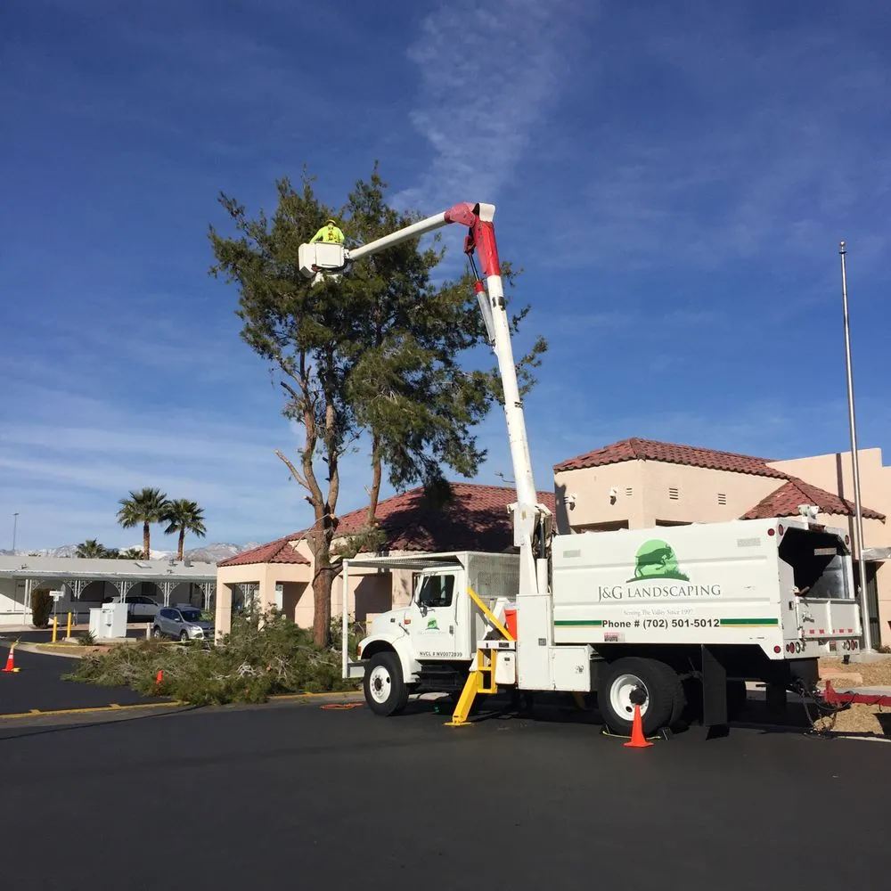 Reliable lawn mowing service in Las Vegas, NV by J & G Landscaping