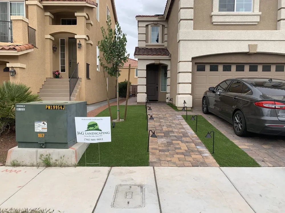 Top-rated yard cleanup service for outdoor upgrades in Las Vegas, NV by J & G Landscaping