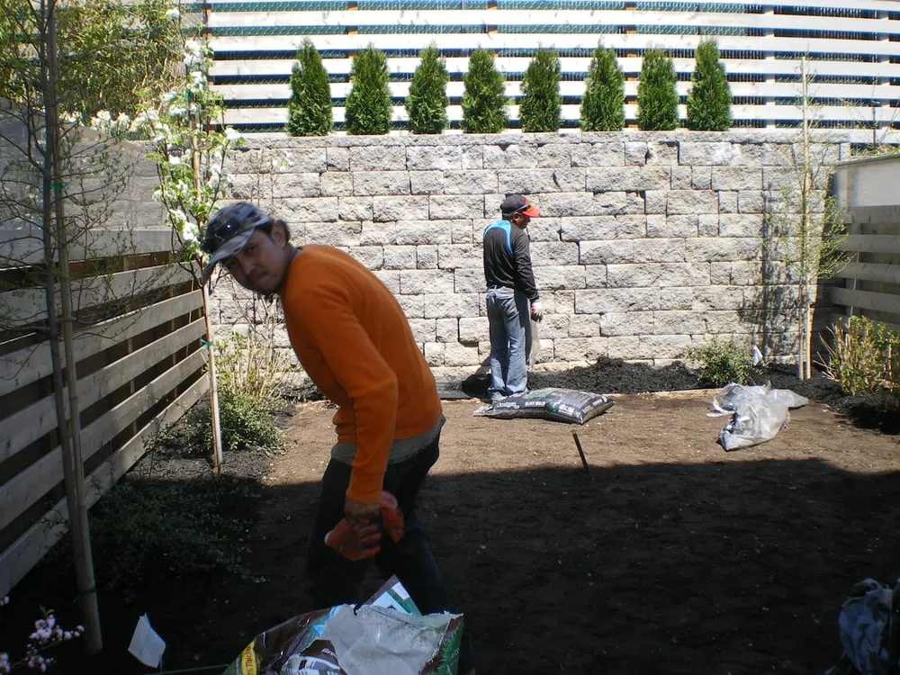 Custom garden landscaping in Ozone Park, NY by J & H Landscaping