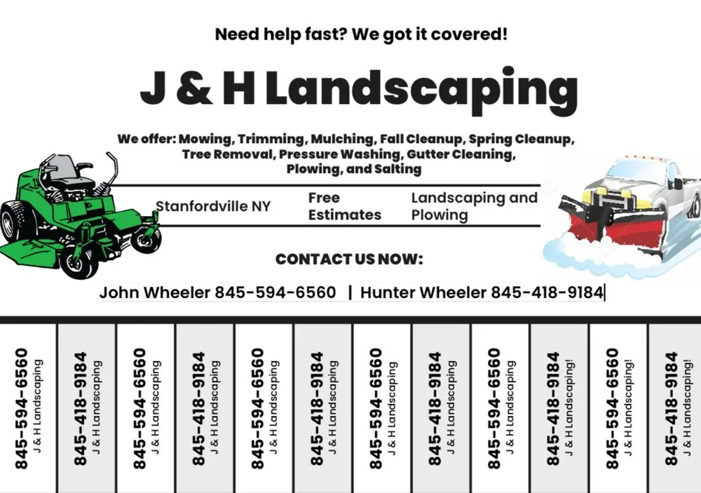 Custom outdoor landscaping in Stanfordville, NY by J & H Landscaping